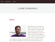 Tablet Screenshot of calebtankersley.com